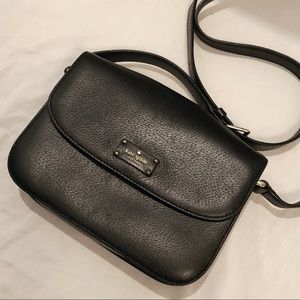 Kate Spade Black Leather Crossbody Bag